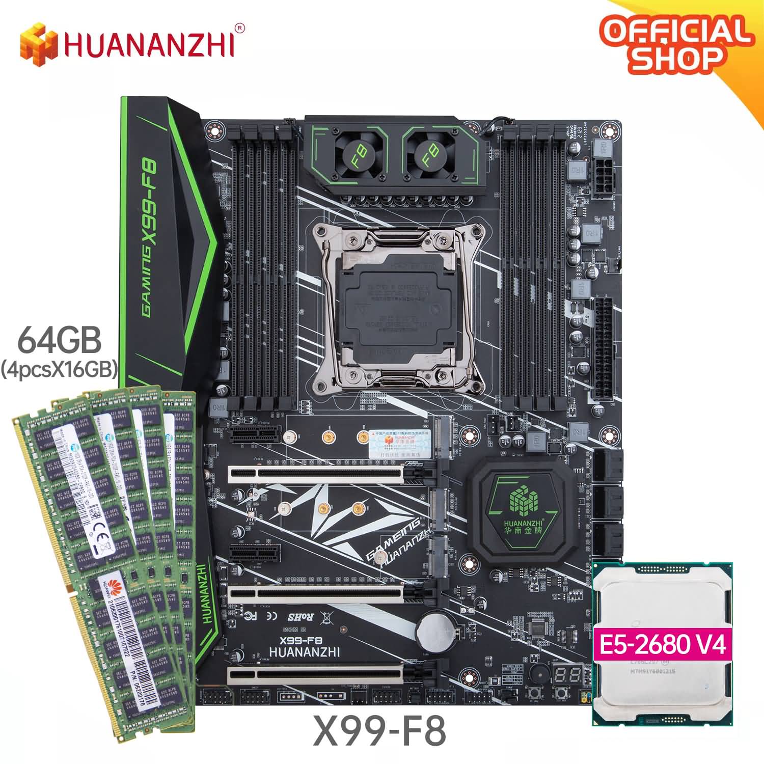 Buy Huananzhi X99 e5 2680v4 kit from online shop!